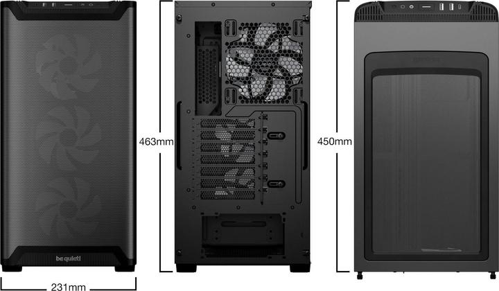 Productafbeelding be quiet! Pure Base 501 LX (mATX, ATX, Mini-ATX)