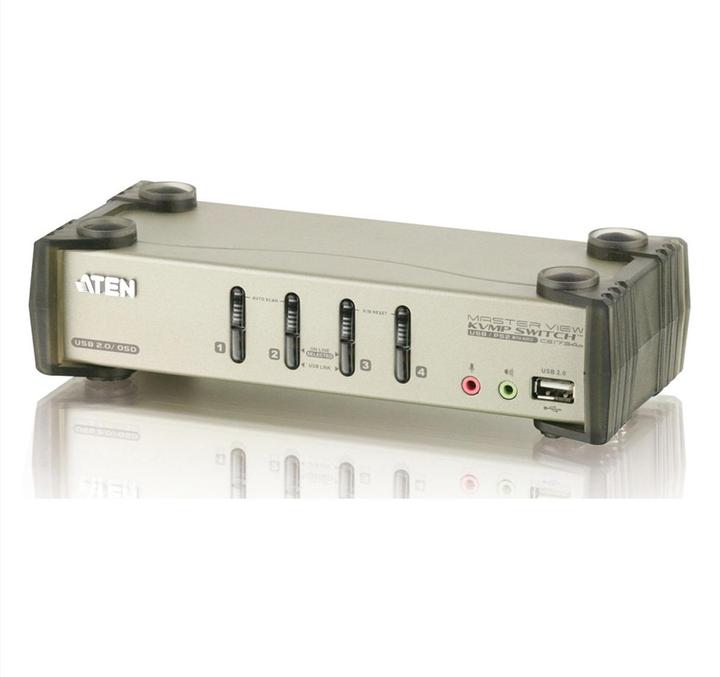 Produktbild Aten CS1734B, 4-Port KVM Switch mit 2 Port USB Hub