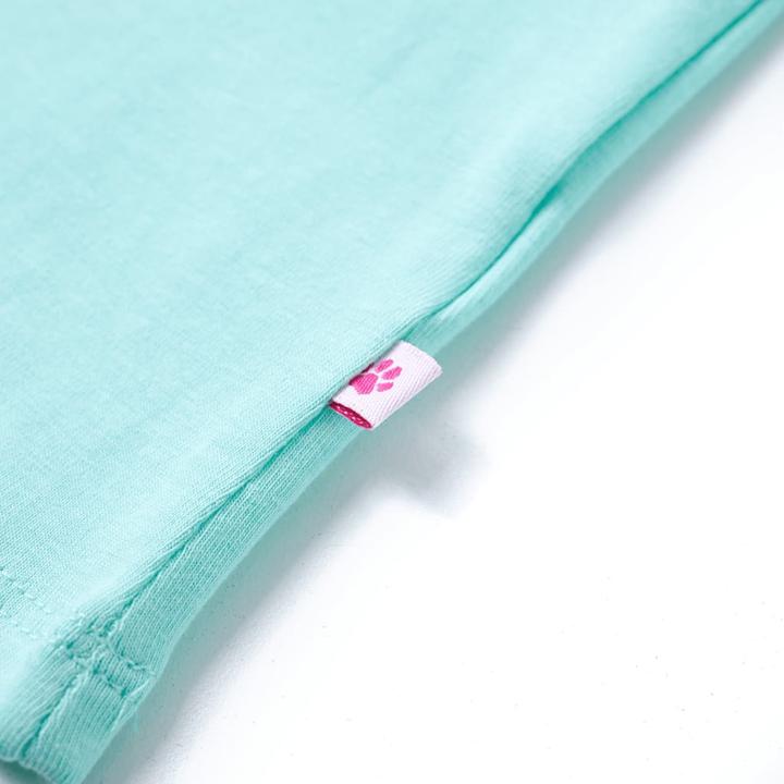 Image du produit VidaXL T-shirt enfant vert menthe clair 92,Matière : 95 % coton (92)