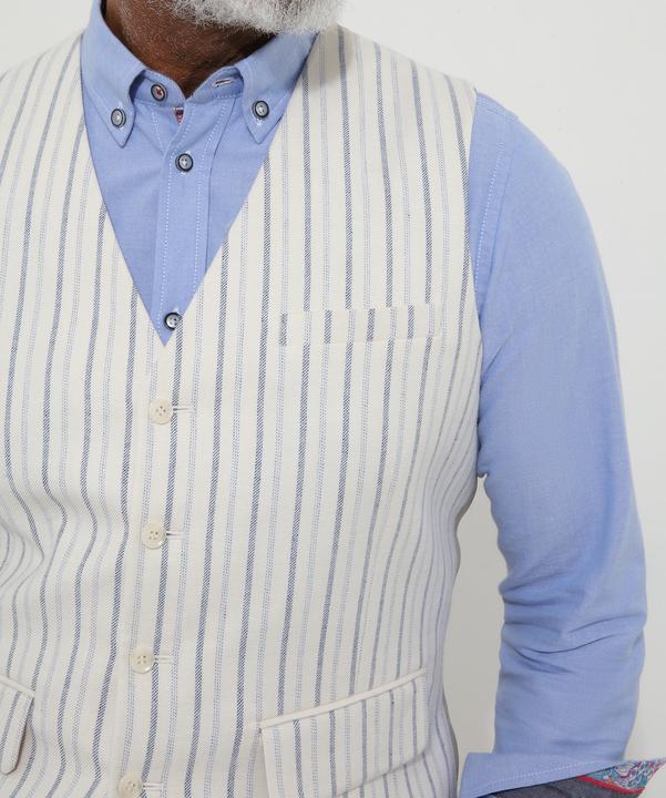 Immagine prodotto Joe Browns Striped Linen Blend Suit Waistcoat (48)
