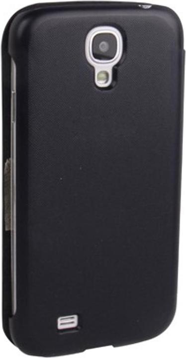 Produktbild König Design Handyhülle für Samsung Galaxy S4 Schutztasche Wallet Cover 360 Case Etui Schwarz (Samsung Galaxy S4 I9500)