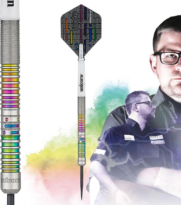 Actual product image Unicorn James Wade Code Players Steel Dart (22 g)