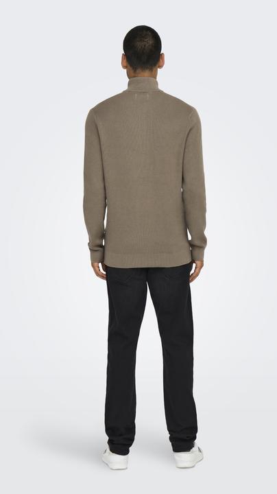Produktbild Only & Sons Onsphil Reg 12 Struc Half Zip Knit Noos (XS)