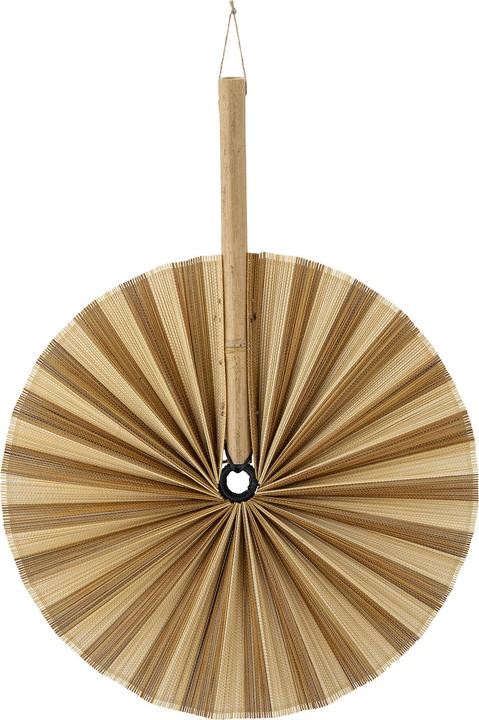 Actual product image Bloomingville Macia Wall Decor, Yellow, Bamboo (Ø 37 x 50 cm)