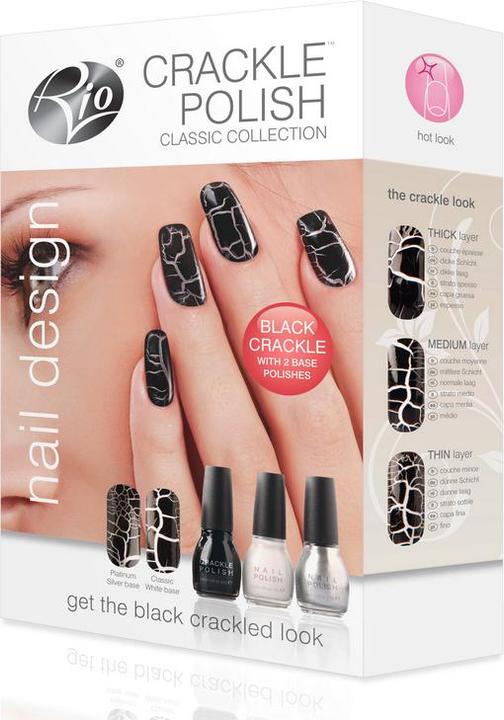 Immagine prodotto Rio Chiodi Crackle Classic" ( NCRC) (Bianco, Nero, Argento)