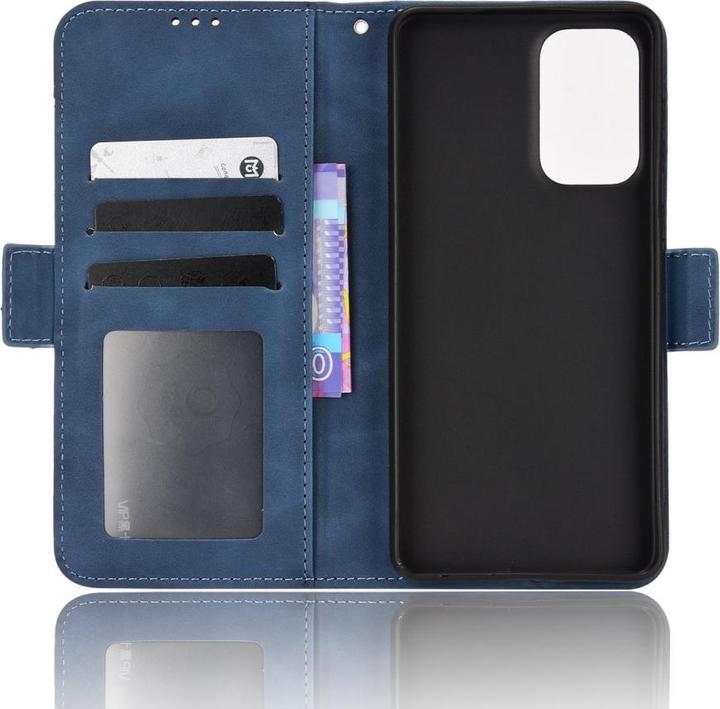 Actual product image Cover-Discount Galaxy A53 5G - case with many card slots dark blue (Samsung Galaxy A53 5G)