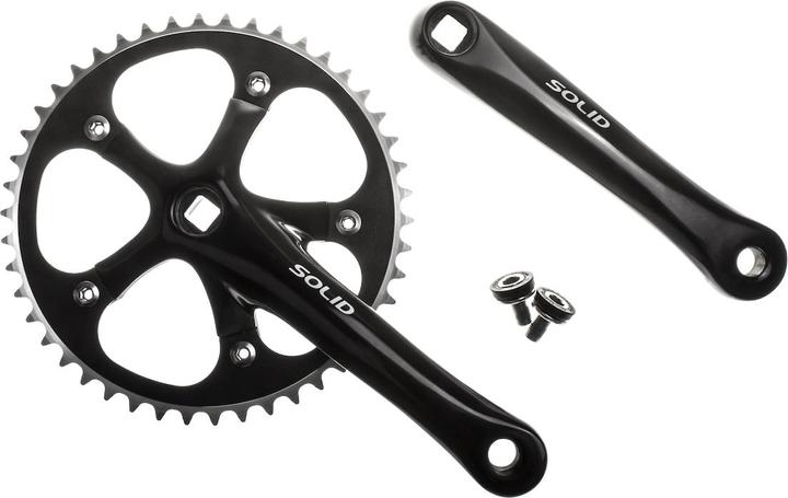 Image du produit Solid Jeu de manivelles Track noir (Noir) (170 mm)
