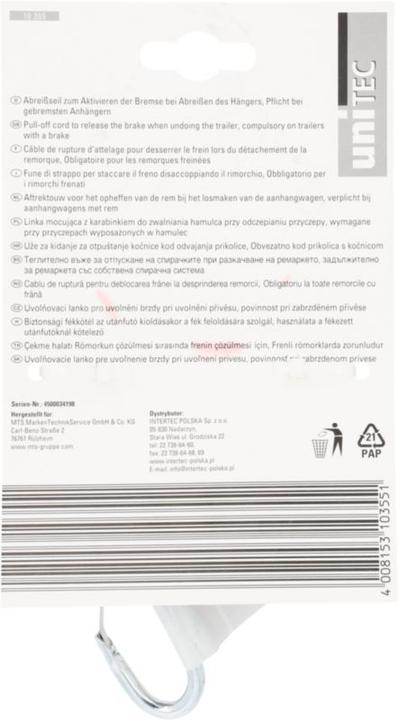 Produktbild Unitec Abreissseil