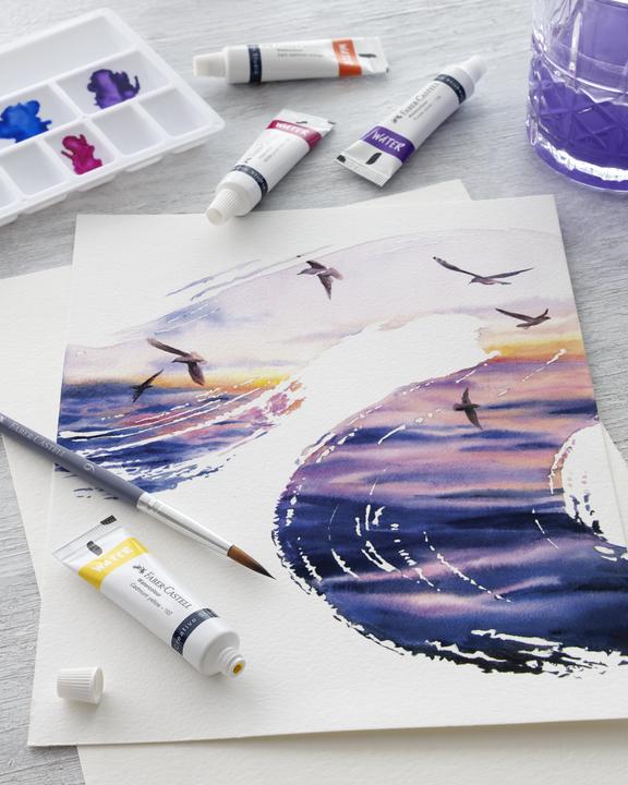 Productafbeelding Faber-Castell CS aquarelverf in tubes met 24 kleuren (DAA326, 216 ml)