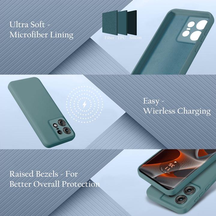 Produktbild Cadorabo Hülle für Motorola Moto Edge 50 Pro im Liquid Case Design (Motorola Edge 50 Pro)