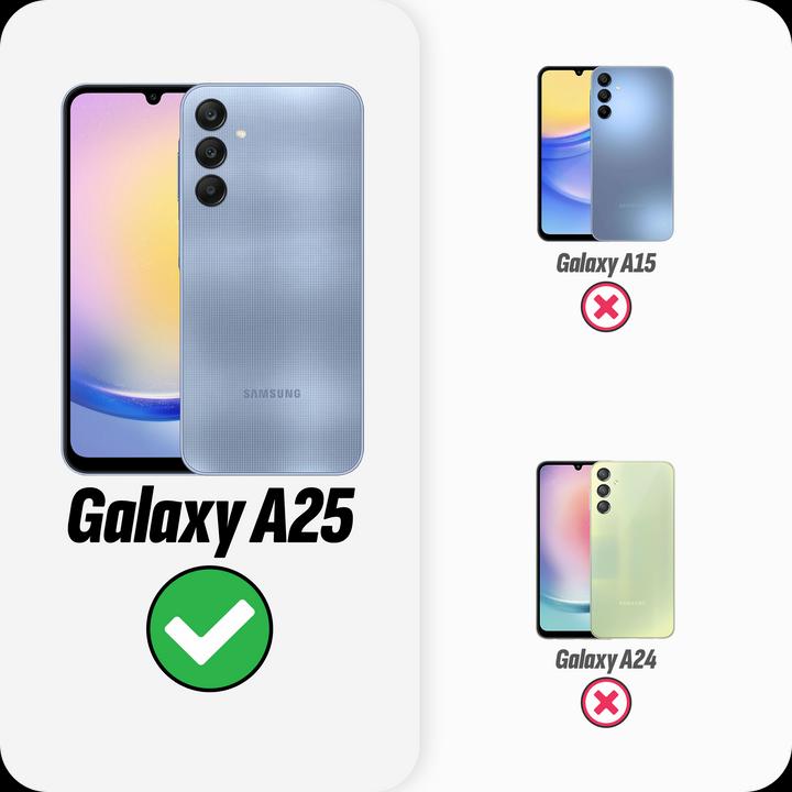 Produktbild Cazy Robuste Strukturhülle für Samsung Galaxy A25, TPU und PC Material, Rutschfeste Textur - (Samsung Galaxy A25)