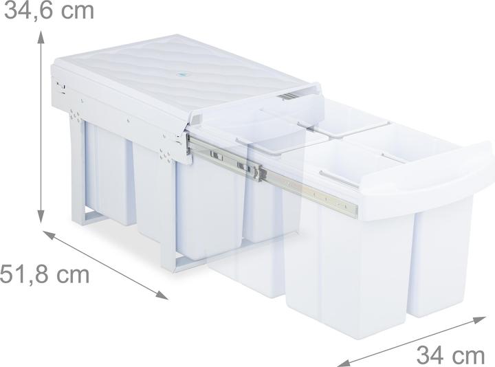 Actual product image Relaxdays Built-in bin (20 l)