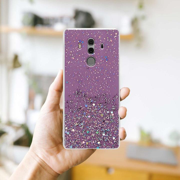 Image du produit Cadorabo Couverture TPU paillettes scintillantes (Mate 10 Pro)
