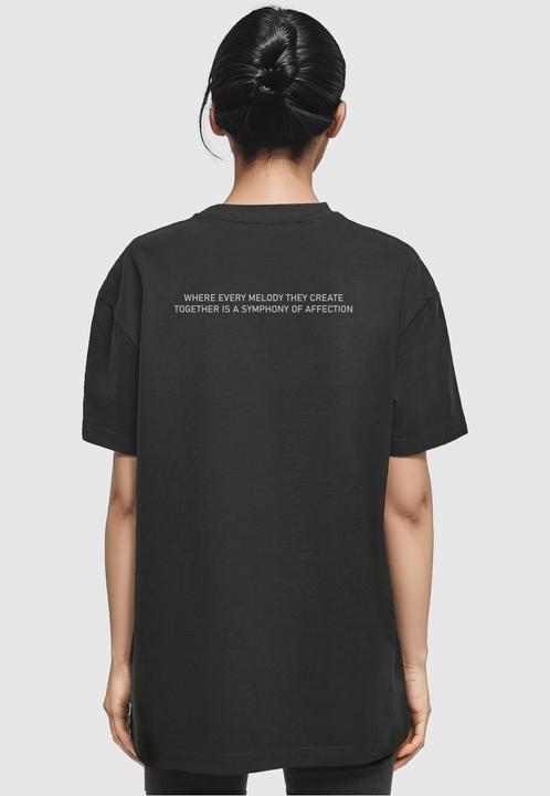 Actual product image Merchcode Ladies Love Birds Oversized Boyfriend Tee - 136249 (5XL)