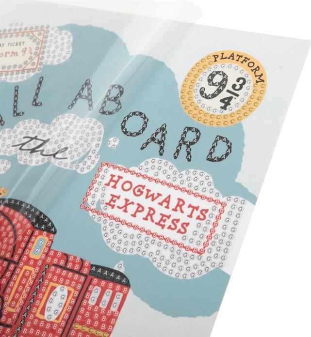 Produktbild Craft Buddy All Aboard The Hogwarts Express, 18x18cm Crystal Art Card