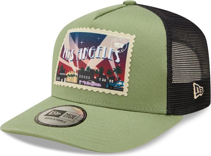 New Era Aframe Trucker Postcard Los Angeles (One Size)