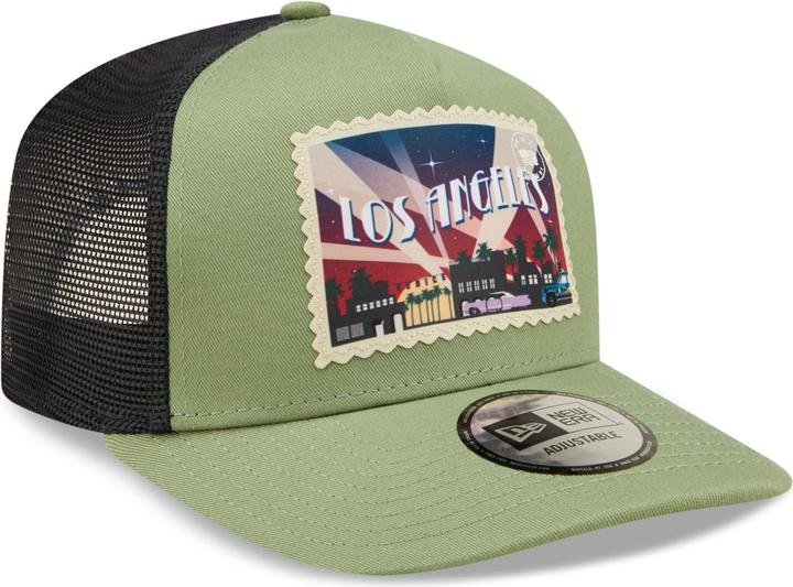 Actual product image New Era Aframe Trucker Postcard Los Angeles (One size)