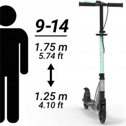 Actual product image Buki France 174353 Mechanical Scooter 125mm - Mint Για 6+ Ετών
