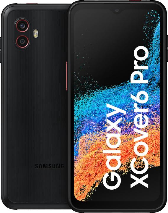 Actual product image Samsung Xcover 6 Pro EE Enterprise Edition (128 GB, Black, 6.60", Dual SIM, 50 Mpx, 5G)