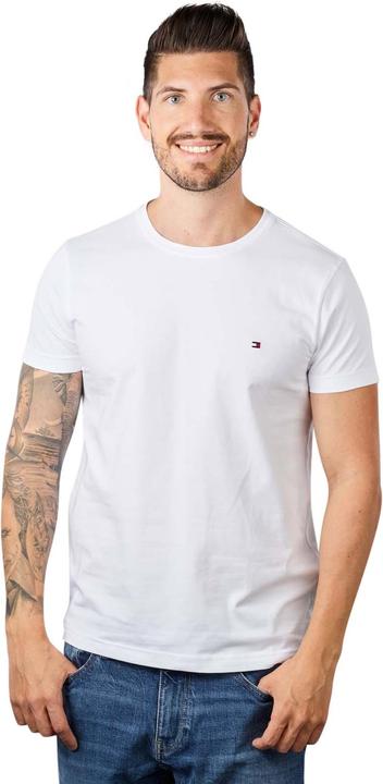 Image du produit Tommy Hilfiger Crew Neck T-Shirt Slim Fit White (XL)