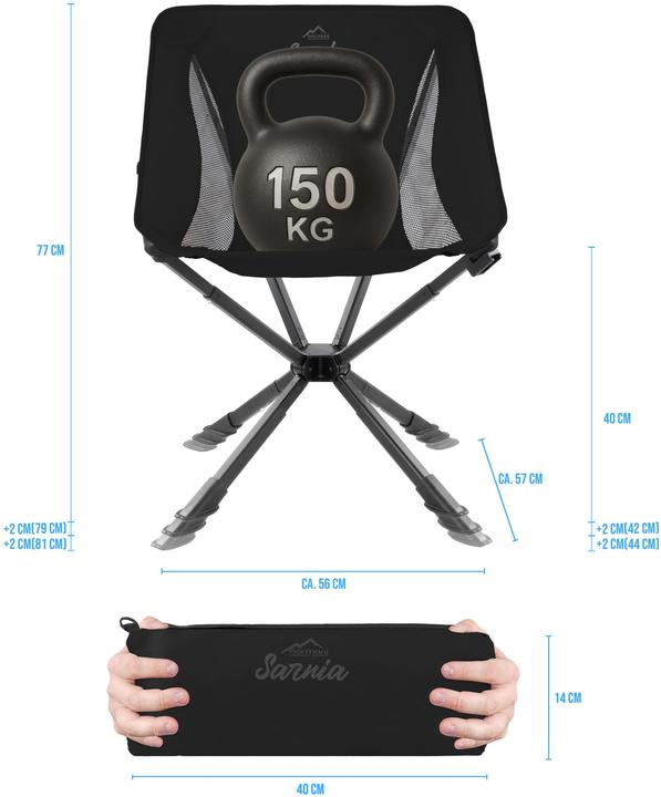 Actual product image Normani Campingstuhl Sarnia - 9693