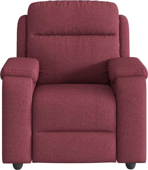 Produktbild VidaXL Massagesessel Weinrot Stoff Massage TV-Sessel