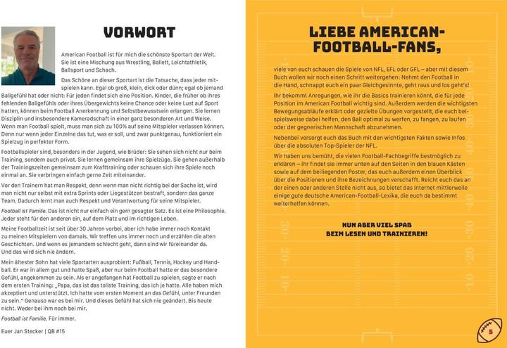 Image du produit Football américain - Entraînez-vous comme les pros de la NFL (Allemand, Éditions Schwager & Steinlein, Hendrik Kranenberg, Sabine Janatschek, Nicole Lindenroth, Jan Connecteur, 2024)