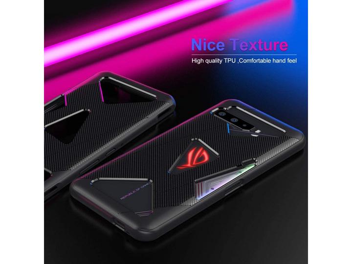 Actual product image Screenguard Asus ROG Phone 3 Stealth Hull TPU Case (Asus ROG Phone)