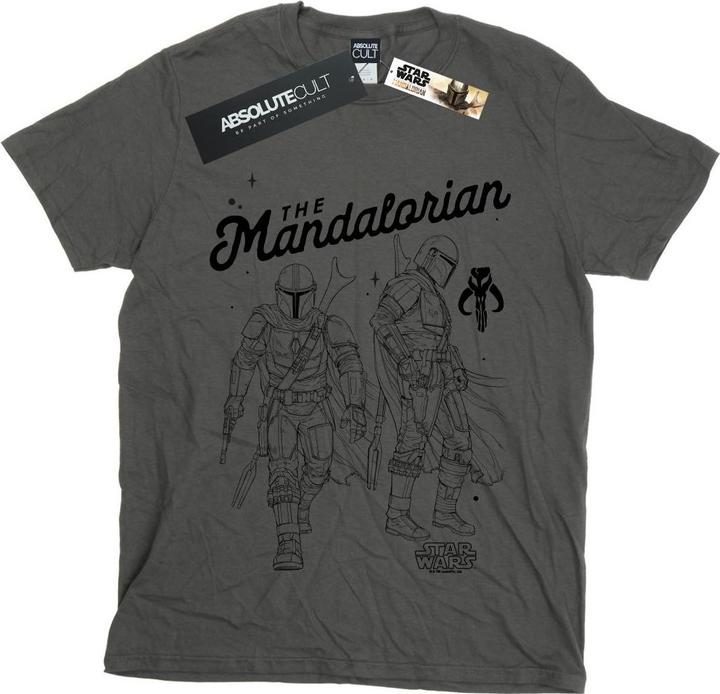 Star Wars The Mandalorian Hunter Profile TShirt Jungen