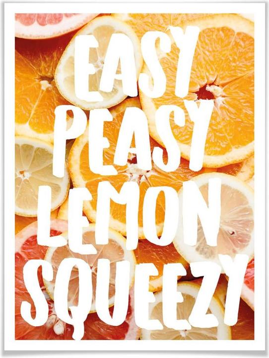 Produktbild Trenddeko Easy Peasy Lemon Squeezy (40 x 50 cm)