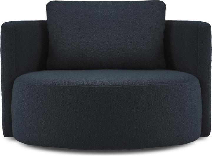Image du produit Micadoni Bouclé Fauteuil Pivotant, "Bliss", 1 Place, 92x92x75 Fabriqué en Europe