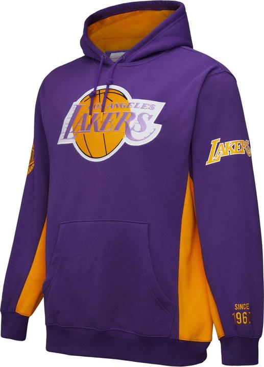 Actual product image Mitchell & Ness Fleece Hoody ORIGINS Los Angeles Lakers - XX (XXL)