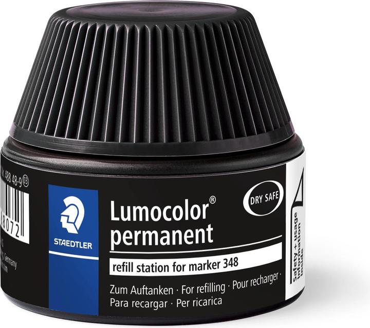 Image du produit Staedtler LUMOCOLOR REFILL STATIONS - Encre de recharge (Noir, 1 x)
