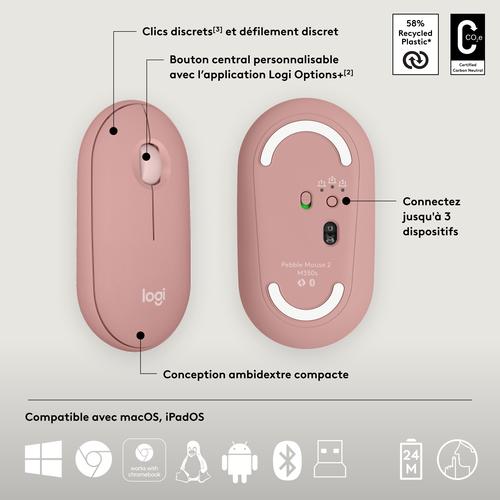 Image du produit Logitech Pebble 2 (ING. Int., Sans fil)