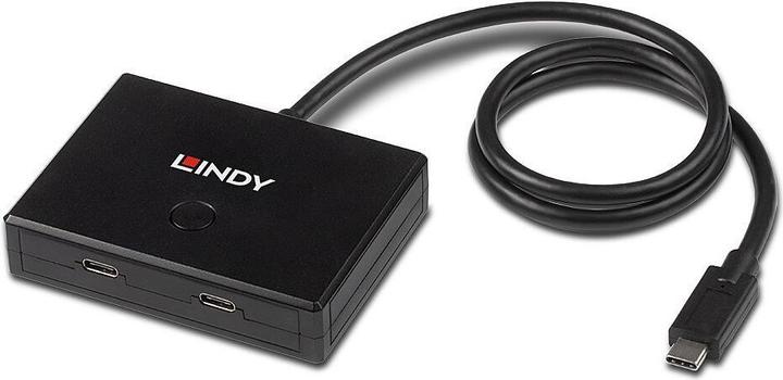 Actual product image Lindy USB Switch (USB-C, 2 Ports)