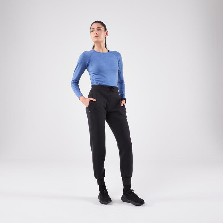Produktbild Kiprun Laufhose lang Damen warm - Run 500 schwarz (W30/L31)