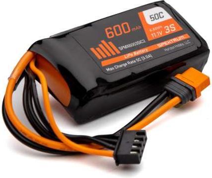 Image du produit Spektrum Batterie LiPo 11.1V 600mAh 3S 50C : IC2 (11.10 V, 600 mAh)