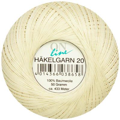 Actual product image Online HÄKELGARN thickness 20 50 g thickness 20 433 m 0002 50 g (433 m)