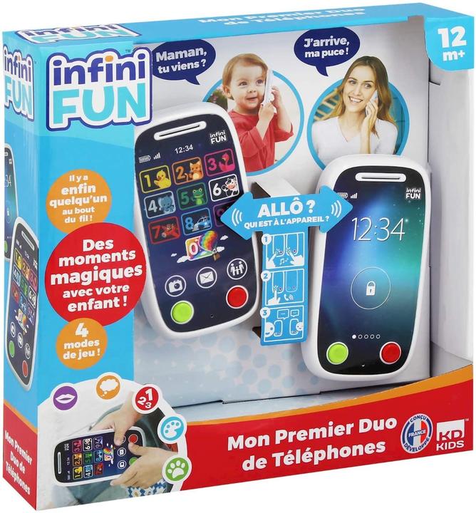 Image du produit KD Toys Mon 1er VRAI duo de téléphones (Français, Anglais)