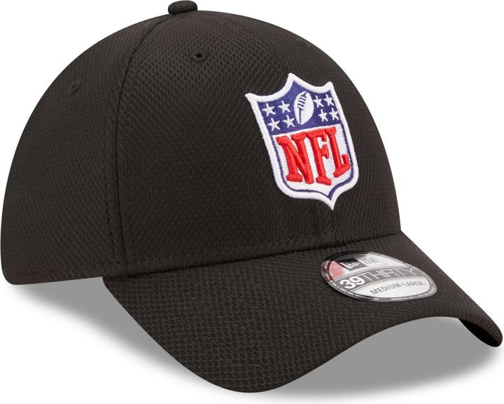 Actual product image New Era 39Thirty Diamond Era Cap - NFL SHIELD noir (S/M)