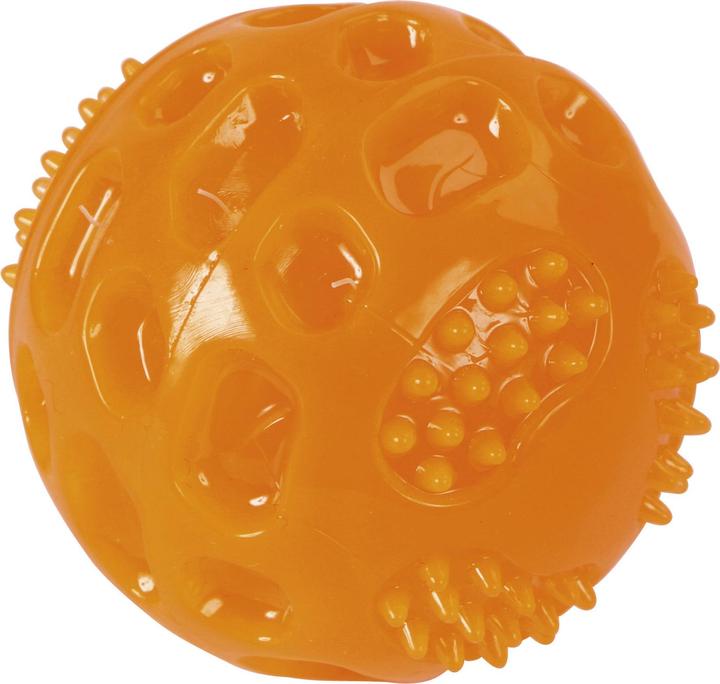 Produktbild Kerbl Ball ToyFastic, Squeaky orange Ø7,5cm (Ballspielzeug Hund)