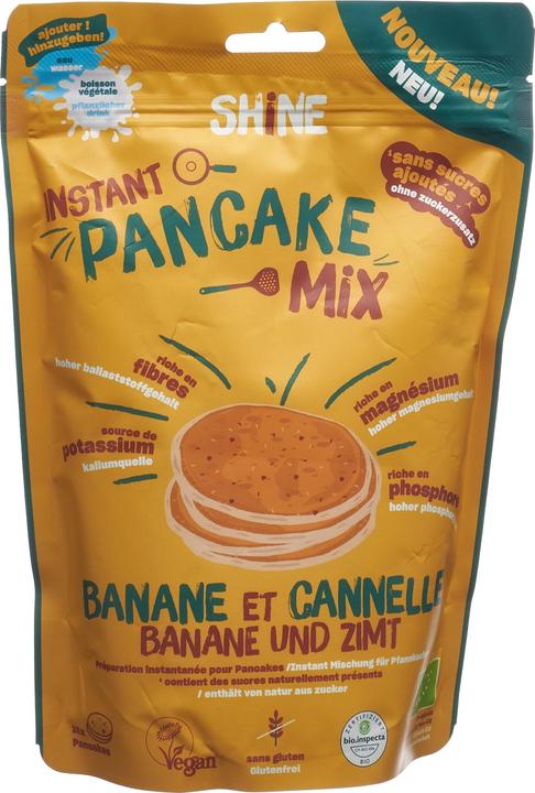 Actual product image Shine Instant Pancake Mix Banana & Cinnamon BIO (300 g)