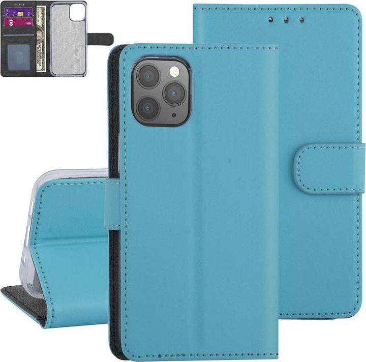 Produktbild Ambiance1 Handyhülle iPhone 12 Mini - Book-Case Kunstleder Blau (Apple iPhone 12 mini)