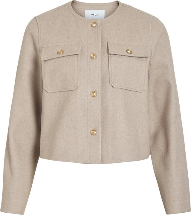 Vila Geknöpfte Jacke (38)
