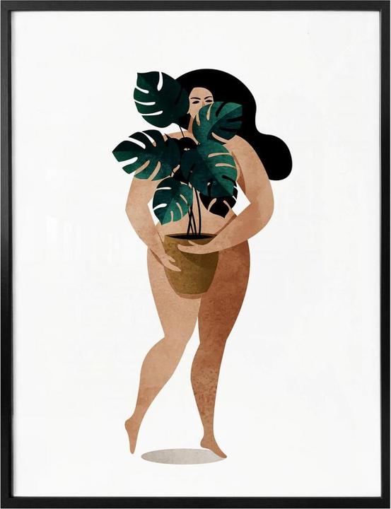 Image du produit Trenddeko La femme nue (30 x 40 cm)