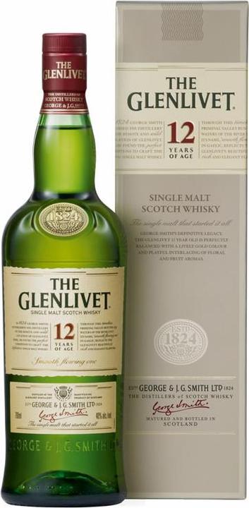 Produktbild The Glenlivet 12 Years (Single Malt, Scotch Whisky, 1 x 70 cl)