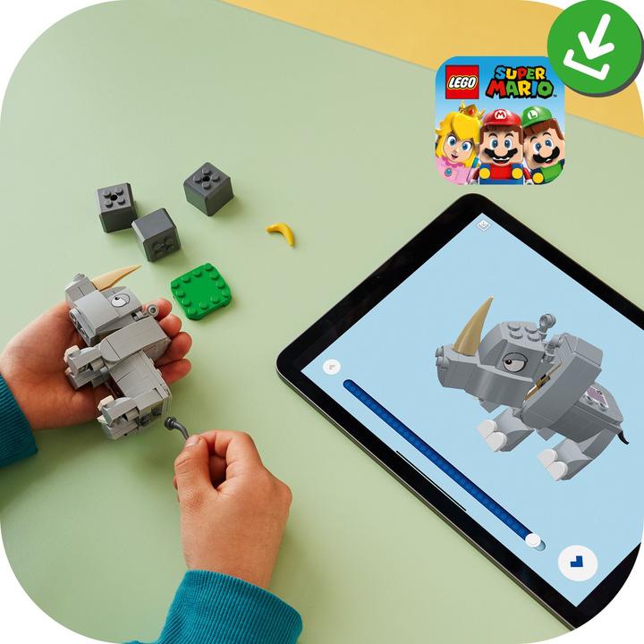 Actual product image LEGO Rambi the Rhino - Extension Set (71420, LEGO Super Mario)