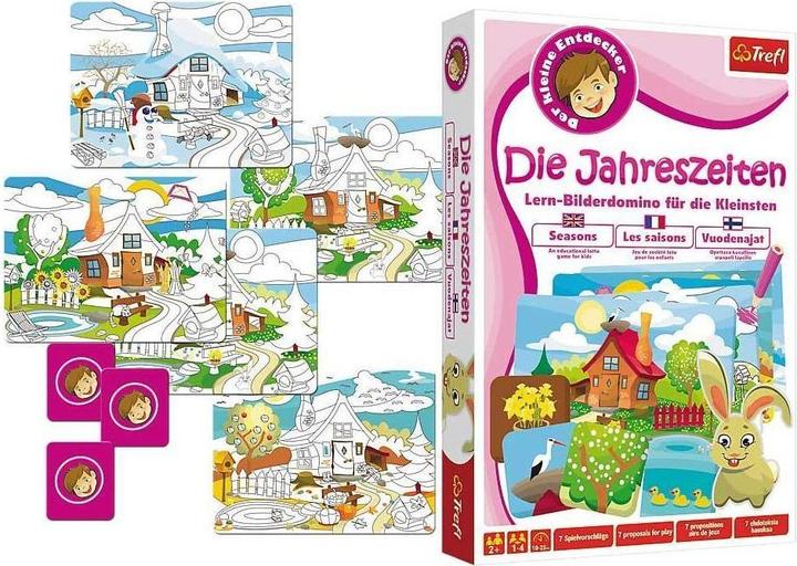 Produktbild Trefl Der kleine Entdecker - Die Jahreszeiten (Deutsch, Englisch, Französisch)