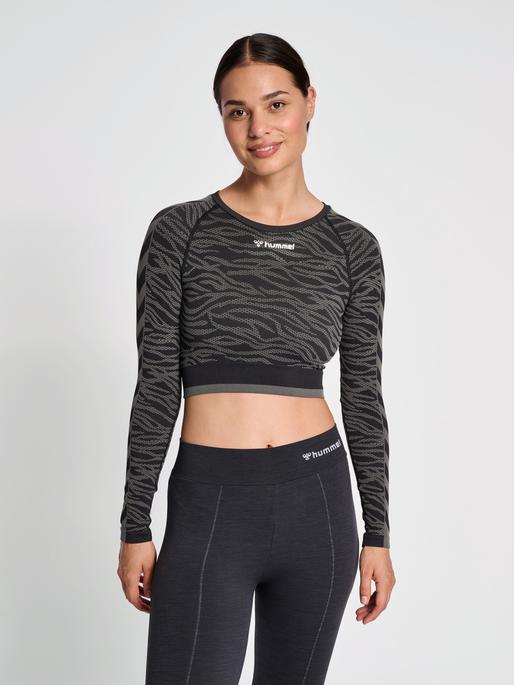 Actual product image hummel Mt Saga Seamless Crop T-Shirt Ls (S)