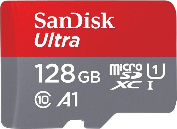 SanDisk Ultra mit Adapter (128 GB, microSDXC, U1, UHS-I)
